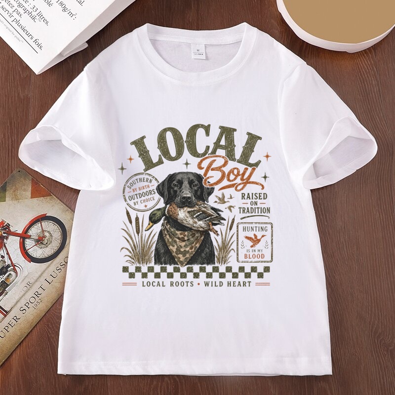 Local Boy Hunting Graphic T Sh - Outdoor Hunting Graphic Tees review and price
