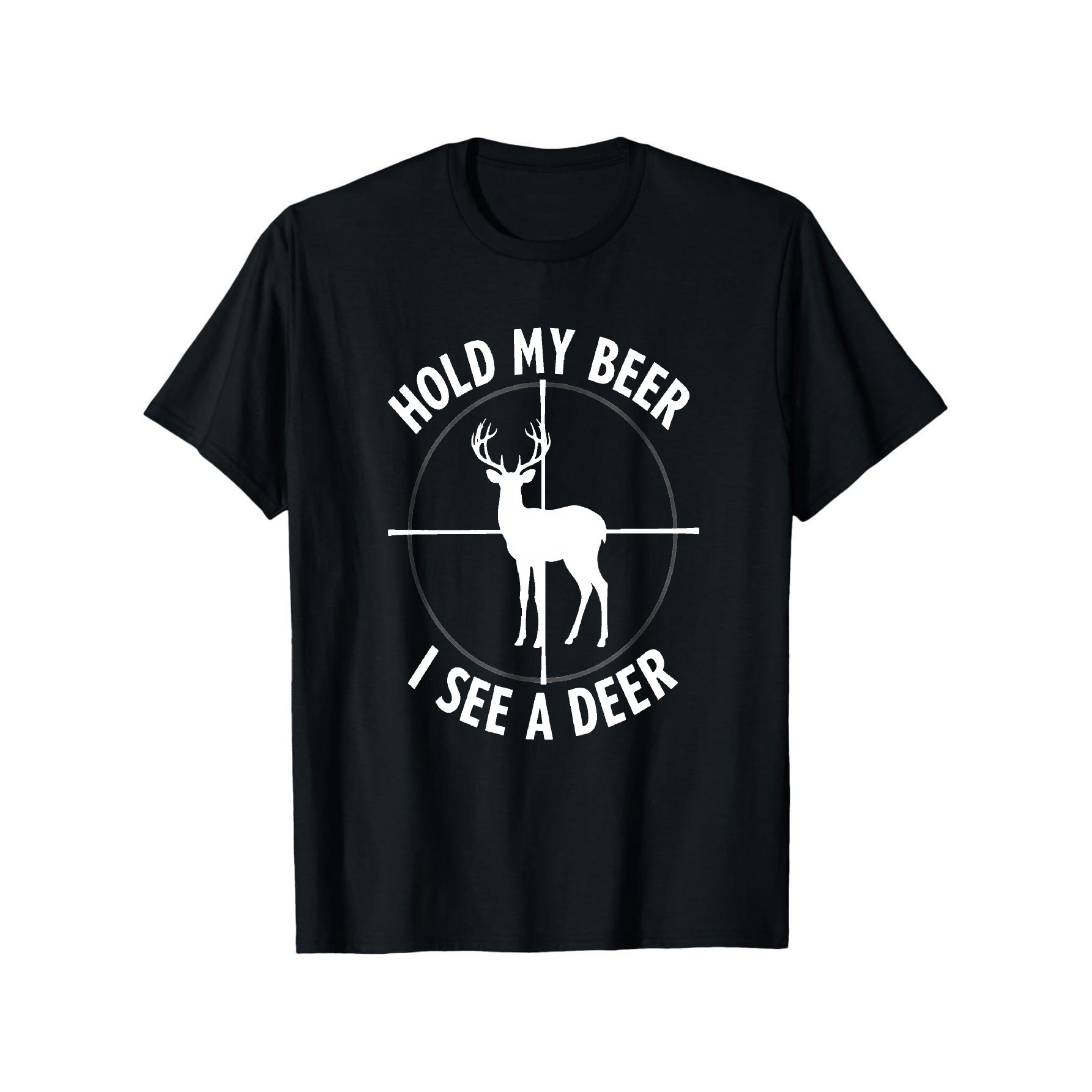 Hold My Beer I See A Deer Funn - Outdoor Hunting Graphic Tees review and price