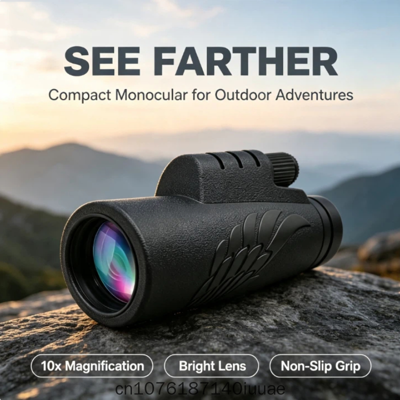 10X42 Single Tube Telescope Ou - Outdoor Hunting Youtube review and price