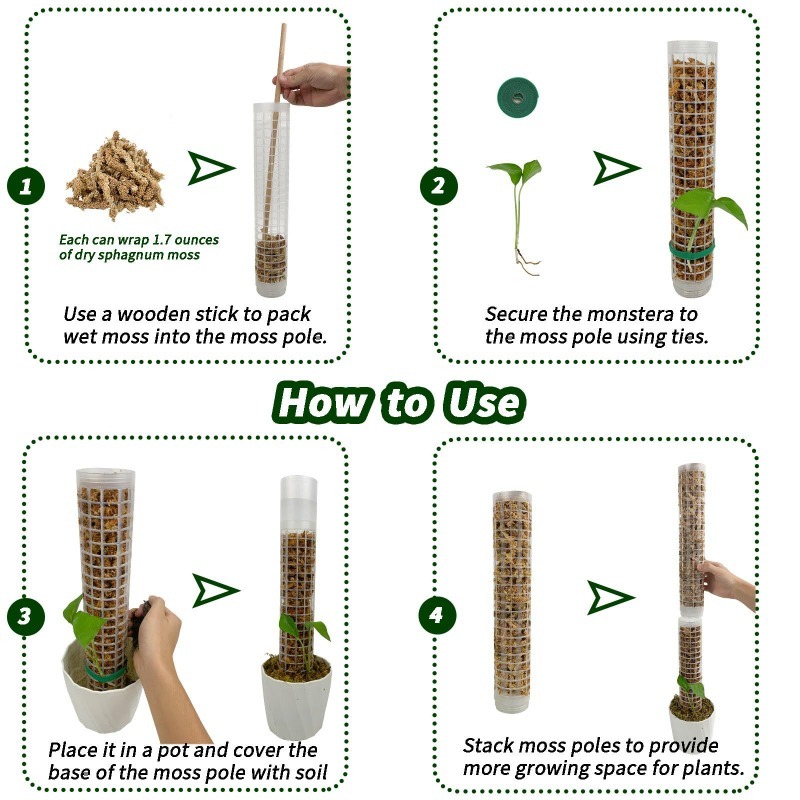 1/2/3pcs Self-watering Moss Po - Tree Stand Ladder review and price