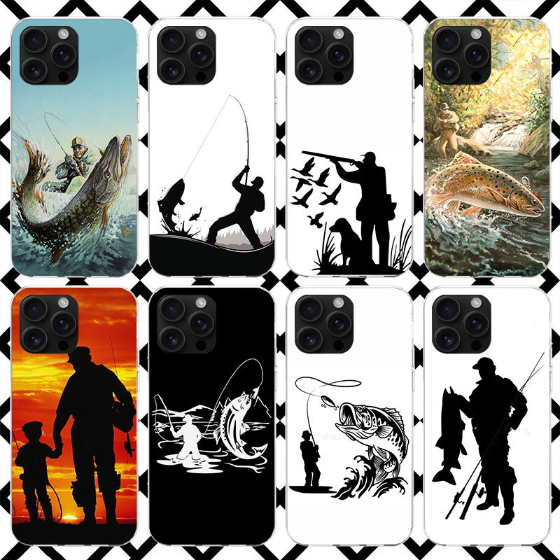 Hunting Fishing Man Phone Case - Hunting Quotes review and price