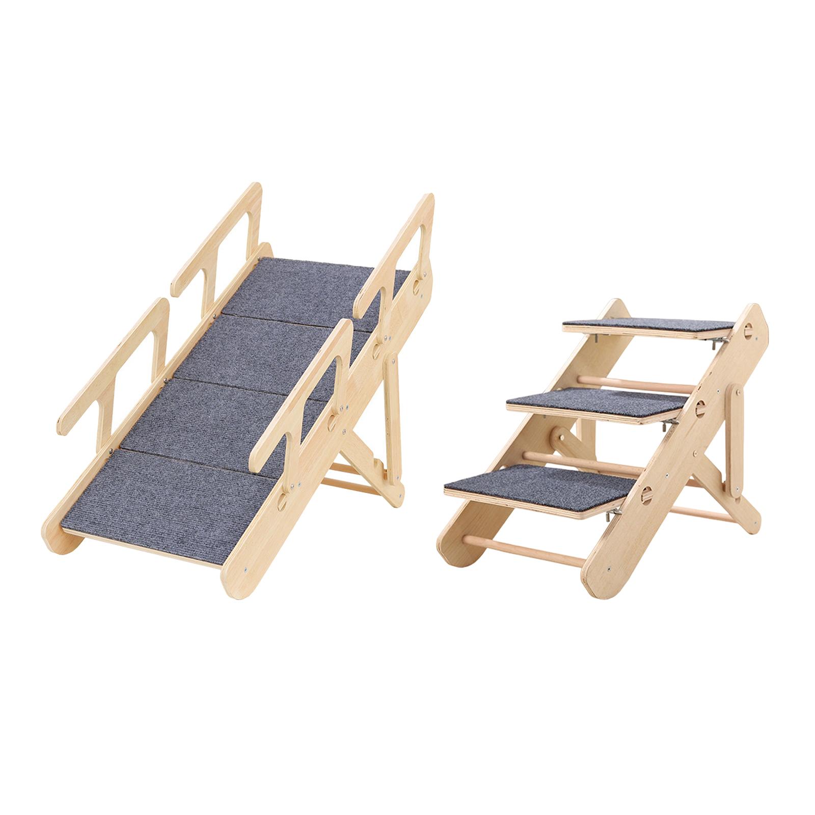 Folding Pet Stairs Wood Dog La - Tree Stand Ladder review and price