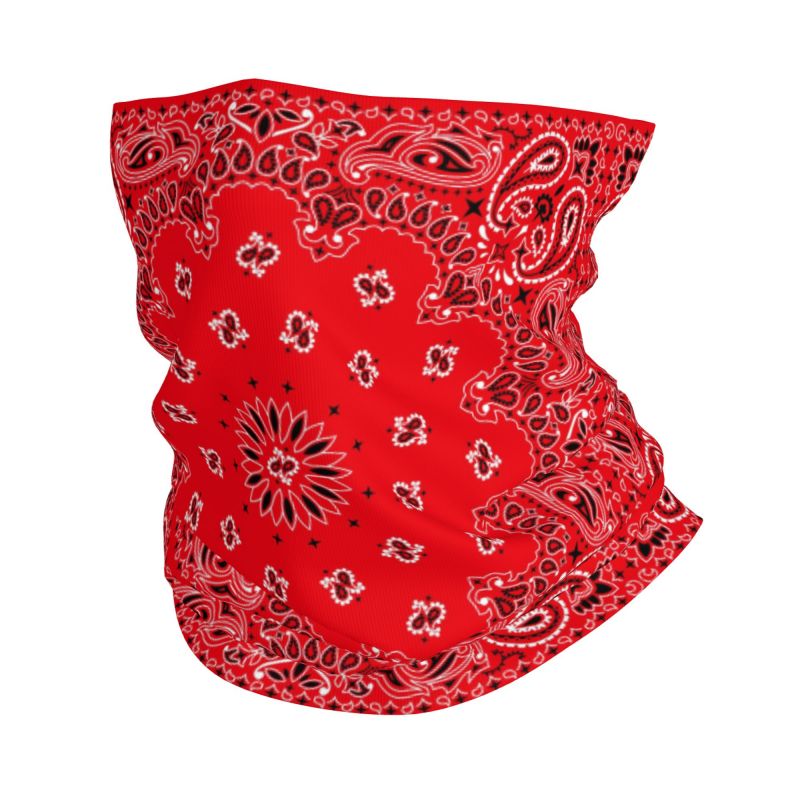 Red Paisley Art Bandana Patter - Outdoor Hunting Youtube review and price