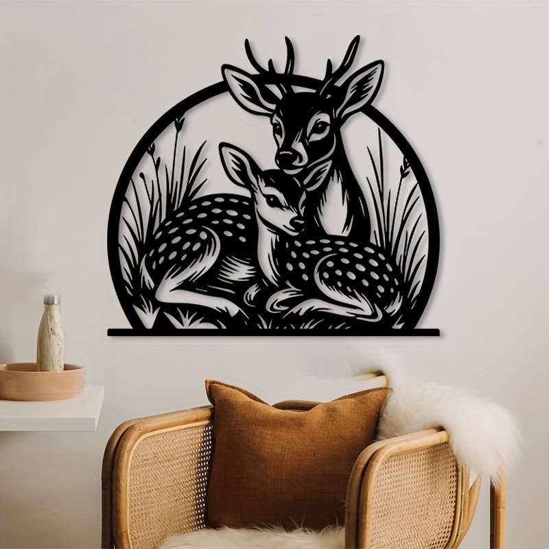 Brand Rustic Iron Deer Wall Ar - Hunting Outdoor Brands review and price