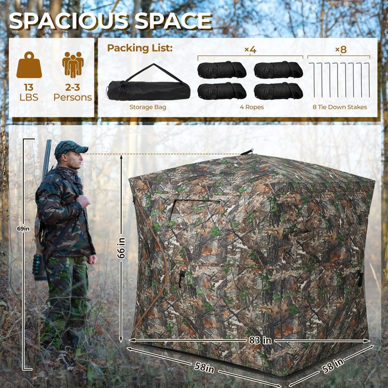 Outdoor Camouflage Shooting Bi - Hunting And Camping In Forest review and price